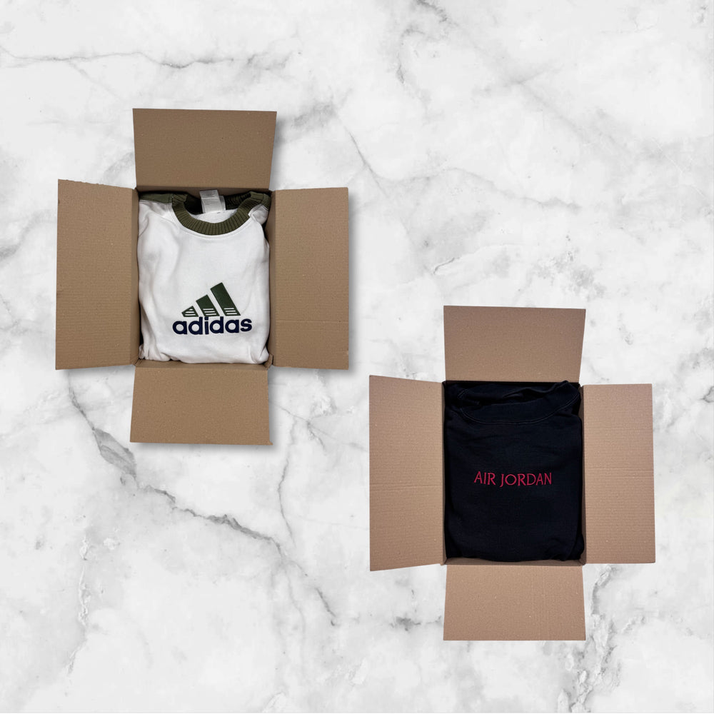 VINTAGE SWEATSHIRT BOX (too good to throw)
